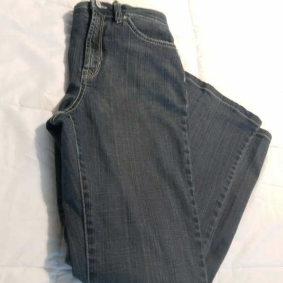 JEANSTAR Womens Denim Blue Jean Pants Wide Leg - Picture 5 of 6